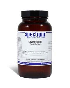 Spectrum Chemical Silver Cyanide, Powder; 100g