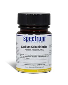 Spectrum Chemical Sodium Cobaltinitrite; 25g