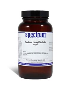 Spectrum Chemical Sodium Lauryl Sulfate; 100g