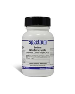Spectrum Chemical Sodium Nitroferricyani; 25g