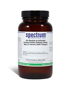 Spectrum Chemical 5% Rhodium on Activate; 50g