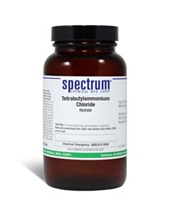 Spectrum Chemical Tetrabutylammonium Chl; 100g