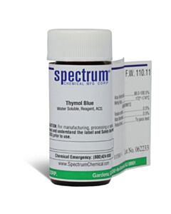Spectrum Chemical Thymol Blue, Water Sol; 1g