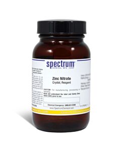 Spectrum Chemical Zinc Nitrate, Crystal; 125g