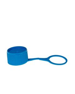 Simport CapW/0-Ring & Loop, Blue, 1000/PK