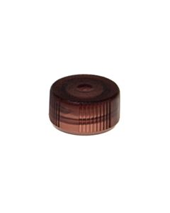 Simport Flat CapW/0-Ring Seal, Brown, 1000/PK