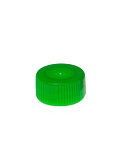 Simport Flat CapW/Lip Seal Green, 1000/PK