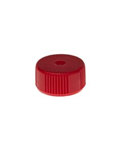 Simport Flat CapW/0-Ring Seal Red, 1000/PK