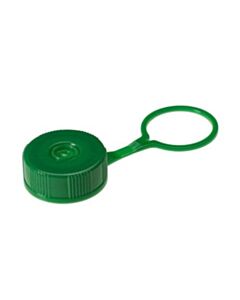 Simport Screw Cap W/Loop For 5mL Tubes, Green, 200/PK