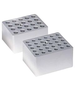 Antylia Techne Block Heater Insert, Conical Bottom, Aluminum, 20 x 2 mL Tube