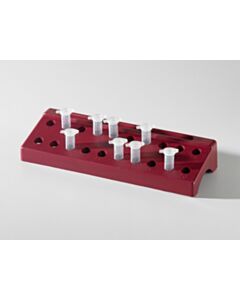 Corning Axygen Microtube Support Rack 20x1.5m Red PP (210x75x35mm), 2/CS