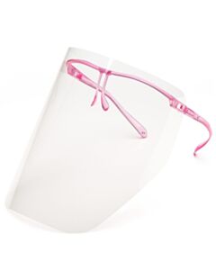 Univet Model 711 Faceshield (Clear/Pink)