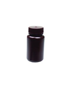 United Scientific Reagent Bottle (Wide Mouth) 125 mL, Amber, HDPE