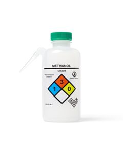 United Scientific Unisafe™ Methanol Wash Bottle, Unitary, LDPE, 500mL