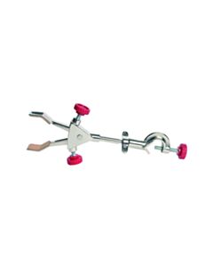 United Scientific 2-Prong Burette Clamp W/ Boss Head, Cork Coated Grips
