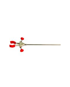 United Scientific 2-Prong Burette Clamp W/ Extension Rod, Pvc Coated Grips