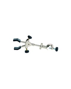 United Scientific 2-Prong Burette Clamp W/ Boss Head, Pvc Coated Grips