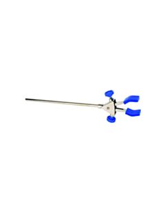 United Scientific 2-Prong Burette Clamp W/ Extension Rod, Silicone Coated Grips