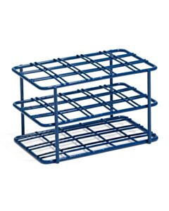 United Scientific Coated Wire Rack, 15 mL Centrifuge Tubes, 15 Place, Blue