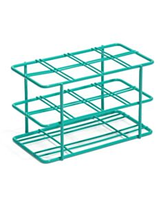 United Scientific Coated Wire Rack, 50 mL Centrifuge Tubes, 8 Place, Teal