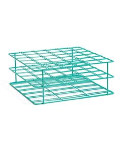 United Scientific Coated Wire Rack, 50 mL Centrifuge Tubes, 36 Place, Teal