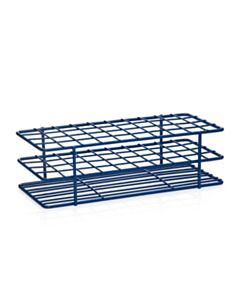United Scientific Coated Wire Rack, 13-16 mm Tubes, 40 Place, Blue
