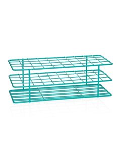 United Scientific Coated Wire Rack, 16-20 mm Tubes, 40 Place, Teal