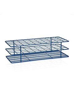 United Scientific Coated Wire Rack, 20-25 mm Tubes, 40 Place, Blue