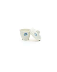 United Scientific Porcelain Crucible, Tall Form W/ Cover, 5ml