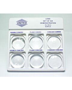 United Scientific 38 Mm Demonstration Lens Set, Acrylic