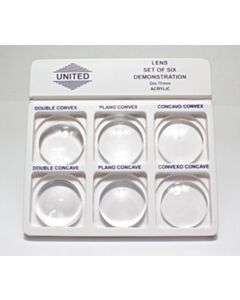 United Scientific 75 Mm Demonstration Lens Set, Acrylic
