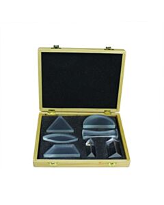 United Scientific Prism And Lens Set Of 7, Glass
