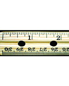 United Scientific Wooden Ruler, 12