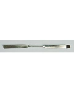 United Scientific Spatula, Stainless Steel, One End Flat, One End Bent, 6 (15cm)