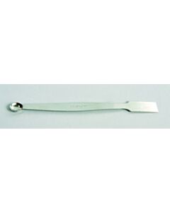 United Scientific Spatula, Stainless Steel, One End Flat, One End Spoon, 8 (20cm)