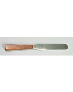 United Scientific Spatula, Stainless Steel, W Wooden Handle, 5 Blade