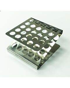 United Scientific Test Tube Rack, Stainless Steel