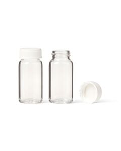 United Scientific Scint Vials, 20 mL, W/ attached PP cap (SIZE 22-400) & Polyethylene liner, CS500
