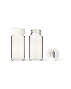 United Scientific Scint Vials, 20 mL, W/ unattached PP cap (SIZE 22-400) & pulp foil liner, CS500