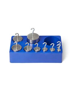 United Scientific Hooked Weight Set Of 9, Stainless Steel