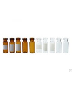 Qorpak 12 x 32mm 2mL Clear Borosilicate Glass Snap Top Vial W/ 11mm Neck Finish, Vial Only