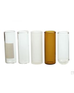 Qorpak 12 x 32 2mL Clear Round Bottom Borosilicate Glass Shell Vial W/ 12mm Neck Finish, Vial Only