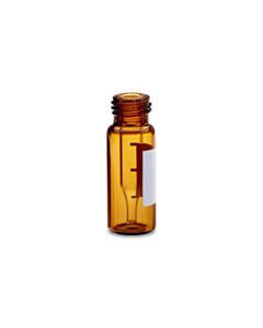 Waters Amber Glass 12 x 32 mm Screw Neck Qsert Vial, 300 µL Volume, 100/pk