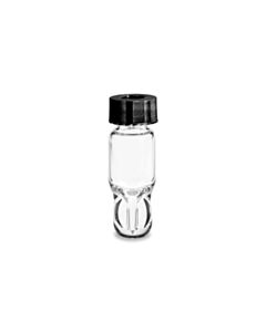 Waters TruView pH Control LCMS Certified Clear Glass, 12 x 32 mm, Screw Neck Vial, Total Recovery, with Cap and preslit PTFE/Silicone Septum, 1.5 mL