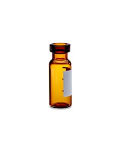 Waters Amber Glass 12 x 32 mm Crimp Vial, 2 mL Volume, 100/pk