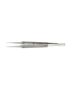 World Precision Instruments Forceps, 14cm, Rnd Hollow Hdl Str, Tying Plat., 0.15mm Tips
