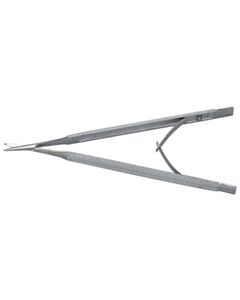 World Precision Instruments Needle Holder With Scissors 14cm, Rnd Hdls, 0.3mm Tips, Sm