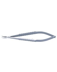 World Precision Instruments Needle Holder, 12.5cm, Rnd Hdl 0.4mm Tips, Cvd Smooth Jaws