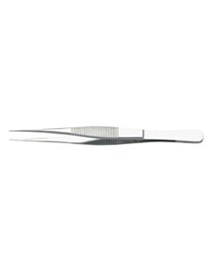 World Precision Instruments Forceps, Dressing 12.5cm Str Serr. Sharp 0.35x0.10mm Tips