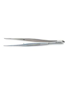 World Precision Instruments Forceps, Iris 10cm Str Serr 0.8mm Tips
